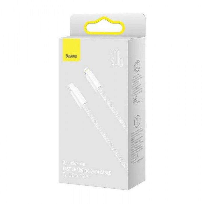 Cabo Usb-C p/ Lightning Dynamic 20W 1m Branco