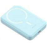 Magnetic Mini Wireless Fast Charge Power Bank 10000Mah 30W Azul