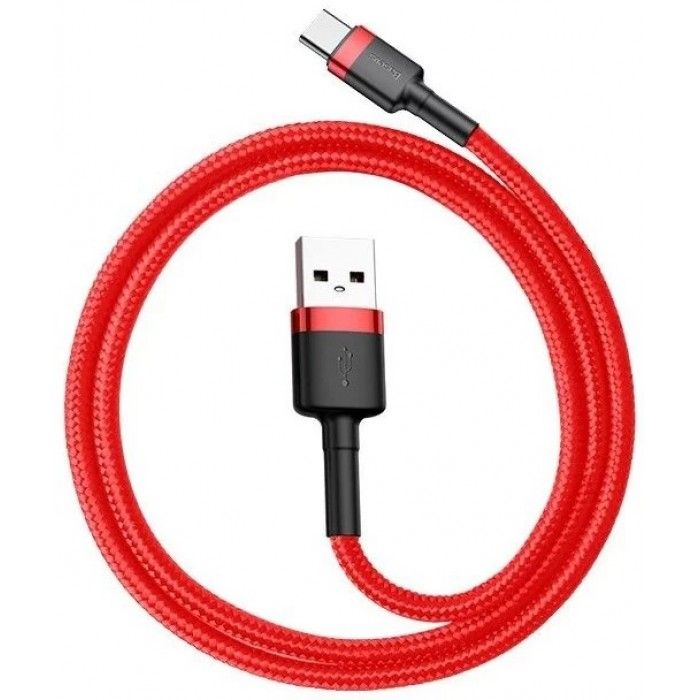 Cabo Usb Cafule For Type-C 2A 2M (Vermelho)