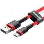 Cabo Usb Cafule For Type-C 2A 2M (Vermelho)