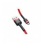 Cabo Usb Cafule For Micro 1.5A 2M Red+Red