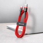 Cabo Usb Cafule For Type-C 2A 3m (Vermelho)