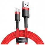 Cabo Usb Cafule For Type-C 2A 3m (Vermelho)