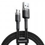 Cabo Usb Cafule For Micro 2A 3M Gray+Black