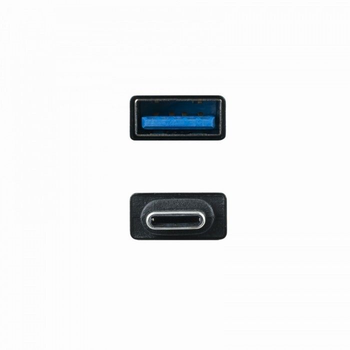 Adaptador USB-C/M a USB 3.1/H. ALUMINIO Preto