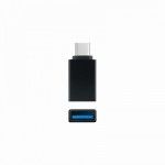 Adaptador USB-C/M a USB 3.1/H. ALUMINIO Preto