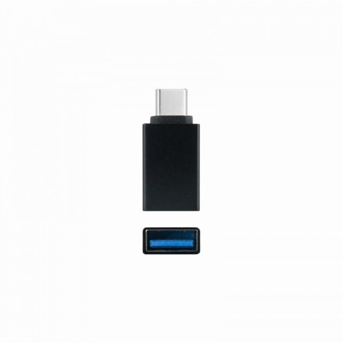Adaptador USB-C/M a USB 3.1/H. ALUMINIO Preto