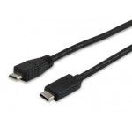 USB 2.0 Cable MicroB->C M/M 1.0m TYPE-C