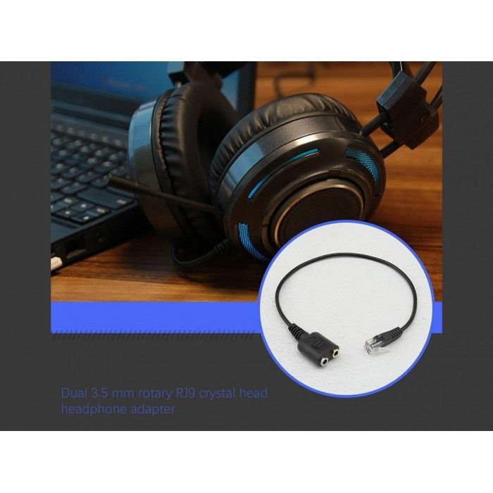 Rj9 To 3.5Mm Headset Audio Adapter