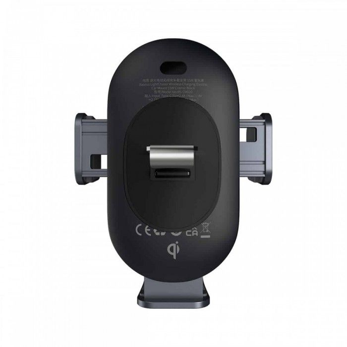 Suporte Telemvel Carro c/ Carregador Wireless 15W LightChaser Preto