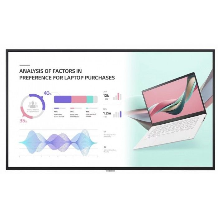 Monitor Profissional 49P UHD IPS 4K 500CD 24 7 WEBOS 49UH5J