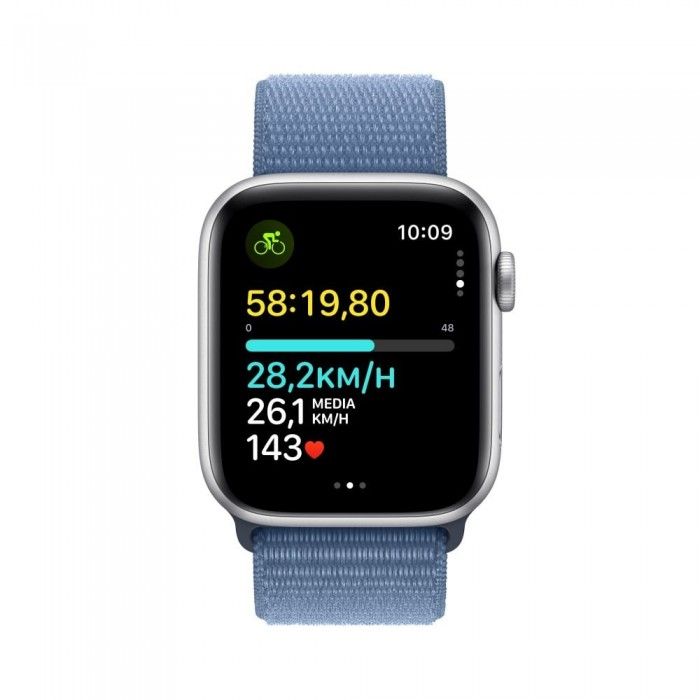 Watch SE 44mm Prateado/Azul-inverno Loop