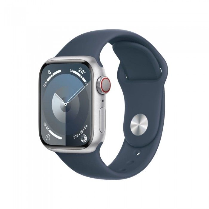 Watch S9 Cell 41mm Prateado/Azul Trovoada Sport - M/L