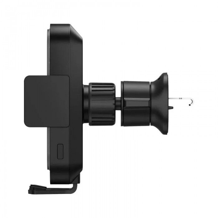 Suporte Telemvel Carro Halo c/ Carregador Wireless 15W Preto
