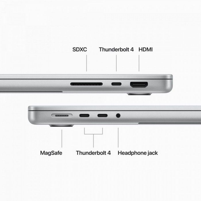 MacBook Pro 14 M3 Pro 12c CPU/18c GPU 1TB Prateado