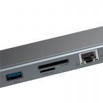 Enjoyment Series Multi-Functional Type-C Intelligent Hd Hubdark Gray