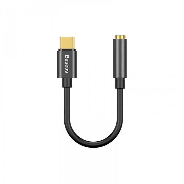Adaptador L54 Usb-C Para Jack 3.5Mm Preto