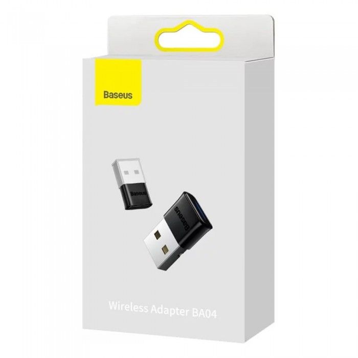 Adaptador Ba04 Mini Usb-A Bluetooth 5.0 Preto