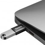 Adaptador Baseus Ingenuity Series Mini USB-C 3.1 para USB-A Preto