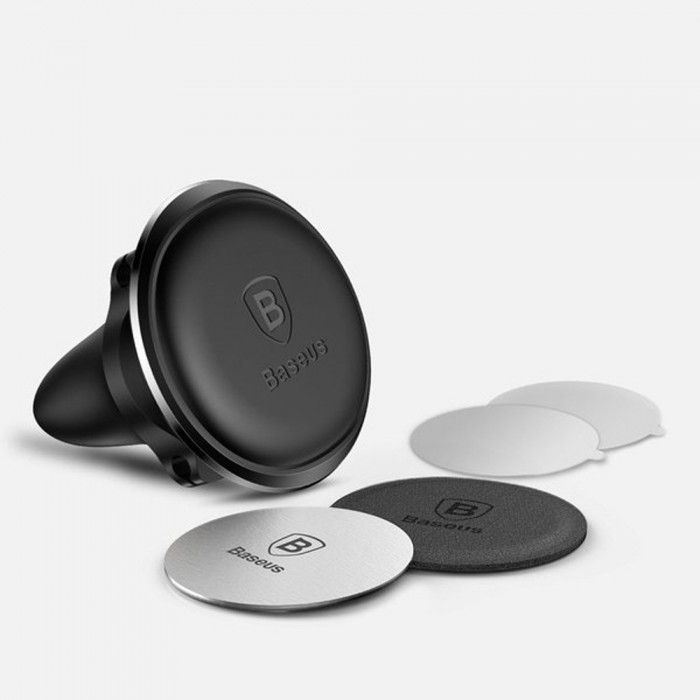 Suporte para Carro Baseus Magnetic Air Vent Car Mount Preto