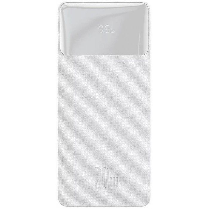 PowerBank Carregamento Rpido Bipow Display Digital 20000mah 20W Branco