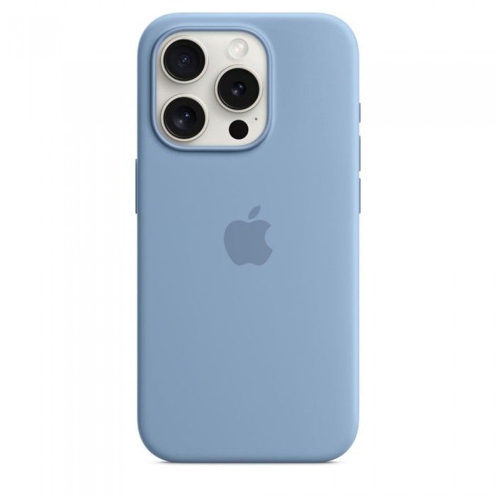 iPhone 15 Pro Silicone Azul-inverno