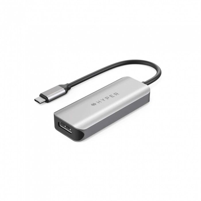 Docking Station HYPER HD41 (HDMI Single 4K 100W) Prateado