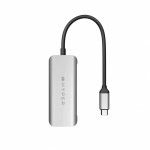Docking Station HYPER HD41 (HDMI Single 4K 100W) Prateado