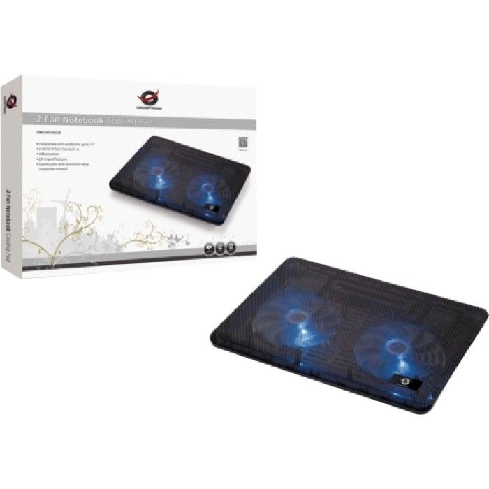 2-Fan Notebook Cooling Pad