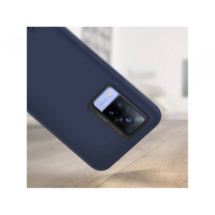 Capa V21 Silicone Dark Blue