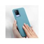Capa V21 Silicone Light Blue