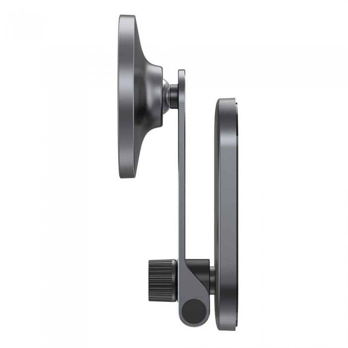 Suporte para Carro Baseus T-Space Series Folding Metal Magnetic Phone Holder Prateado