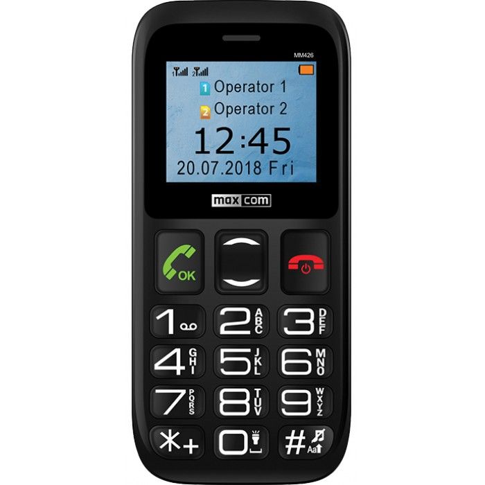 Telemvel Maxcom 1.77P Comfort MM426 Dual SIM 3G Preto