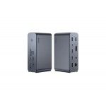 Docking Station Baseus Unionjoy Pro17-Port Four-Screen Multifunctional Gray