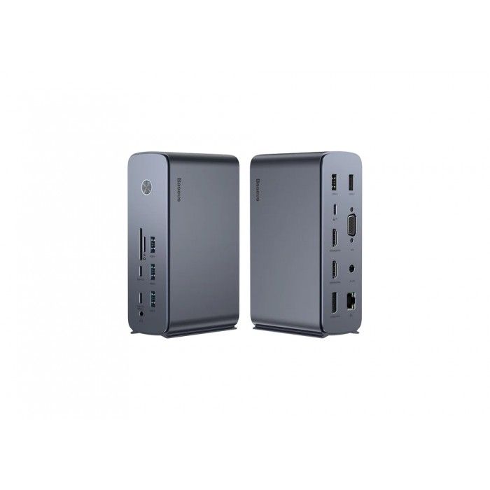 Docking Station Baseus Unionjoy Pro17-Port Four-Screen Multifunctional Gray