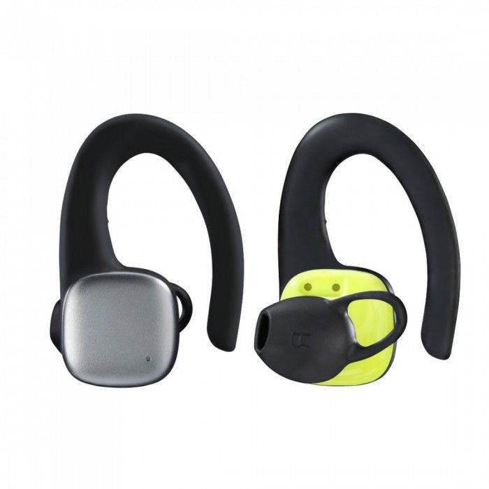 Auriculares True Wireless Bluetooth, Spirit Athletics, Ear Hook, Preto