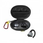 Auriculares True Wireless Bluetooth, Spirit Athletics, Ear Hook, Preto