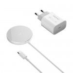 Magnetic Wireless Charger + PSU 20W