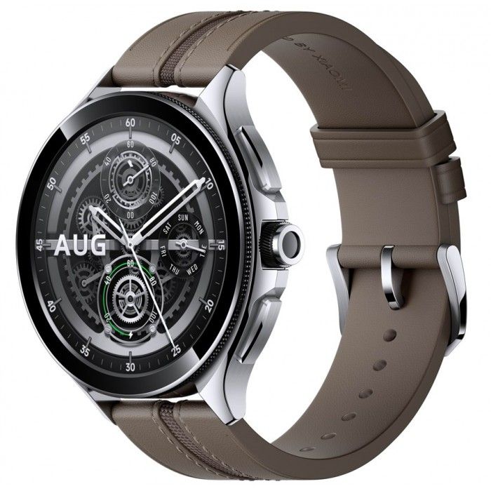 Smartwatch Watch 2 Pro Bt Silver Case & Brown Strap
