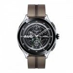 Smartwatch Watch 2 Pro 4G Lte Silver Case & Brown Strap