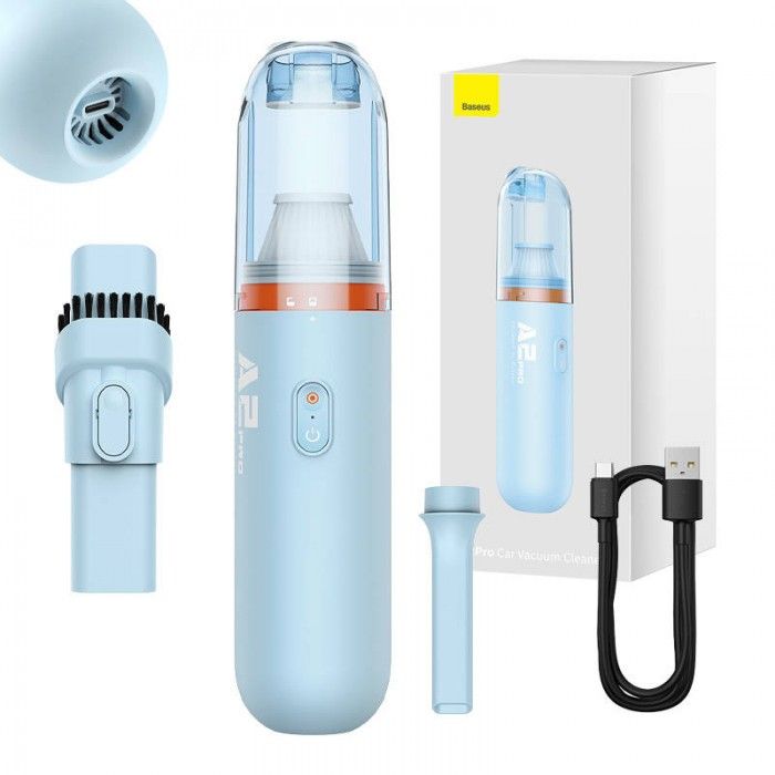 A2Pro car vacuum cleaner 6000Pa 80W Azul