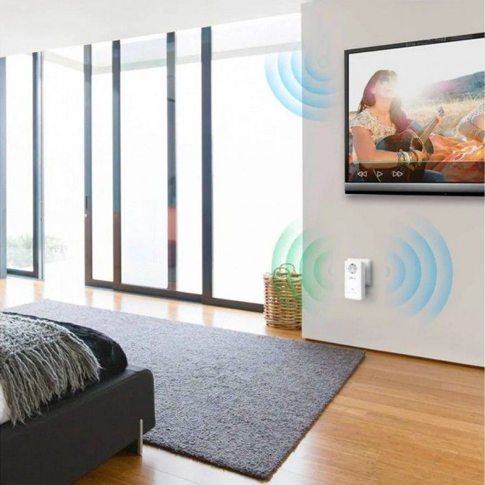 Powerline TL-WPA8631P KIT AV1300 HomePlug AV2 Gigabit Passthrough AC1200 Dual-Band Wi-Fi Kit