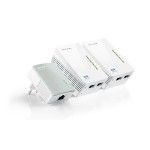 Kit 3 Adaptadores Powerline TP-LINK 500MBPS C / WIR N 300MBPS-TL-WPA4