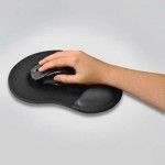 Tapetes de Rato Ergonmico, Preto