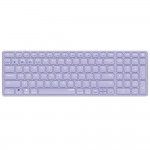 Teclado Rapoo E9700M Multi-mode Wireless Ultra-slim PT Roxo