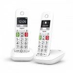Telefone Fixo sem Fios Gigaset E290 Duo Teclas Grandes 150 Contactos B