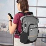 Mochila Terra 15,6'' Cinza