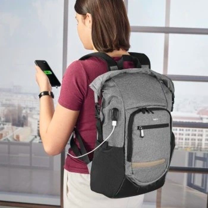 Mochila Terra 15,6'' Cinza