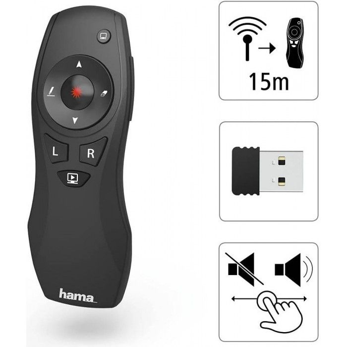 Apresentador Wireless Apresentador "X-Pointer 6In1"