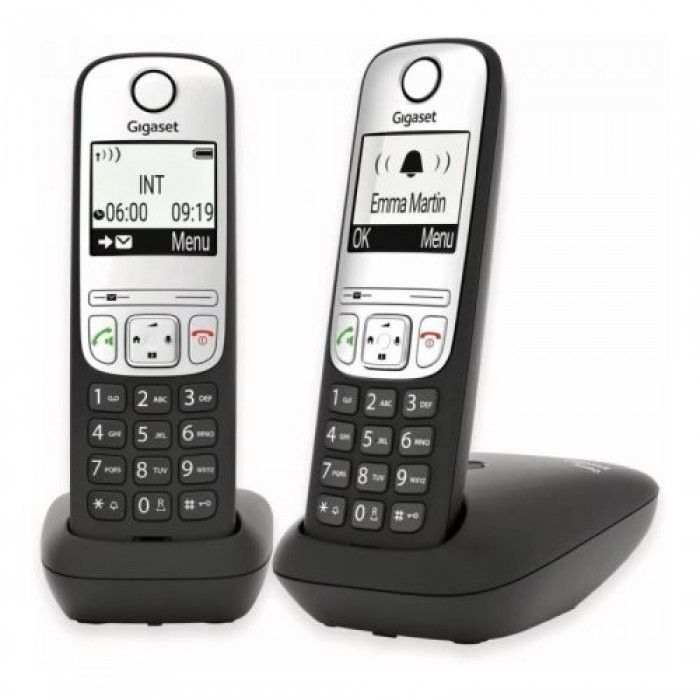 Telefone Gigaset A690 Duo Preto